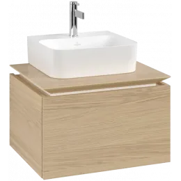 Villeroy & Boch Legato Тумба под раковину, 1 выдвижной ящик, 600 x 380 x 500 mm, Nordic Oak / Nordic Oak B73100VJ