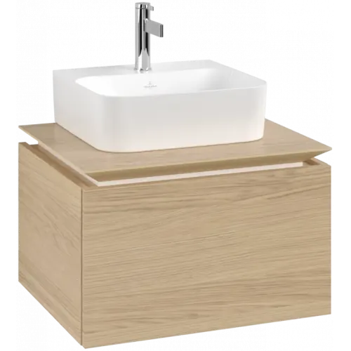Villeroy & Boch Legato Тумба под раковину, 1 выдвижной ящик, 600 x 380 x 500 mm, Nordic Oak / Nordic Oak B73100VJ