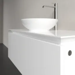 Villeroy & Boch Legato Тумба под раковину, 1 выдвижной ящик, 1000 x 380 x 500 mm, Glossy White / Glossy White B57100DH