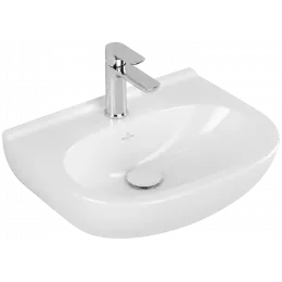 Villeroy & Boch O.novo Раковина компактная, 500 x 400 x 180 mm, Альпийский белый, без перелива 53605101