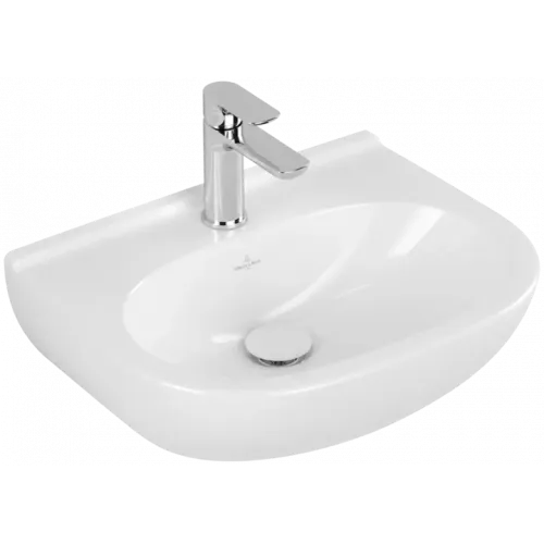 Villeroy & Boch O.novo Раковина компактная, 500 x 400 x 180 mm, Альпийский белый, без перелива 53605101