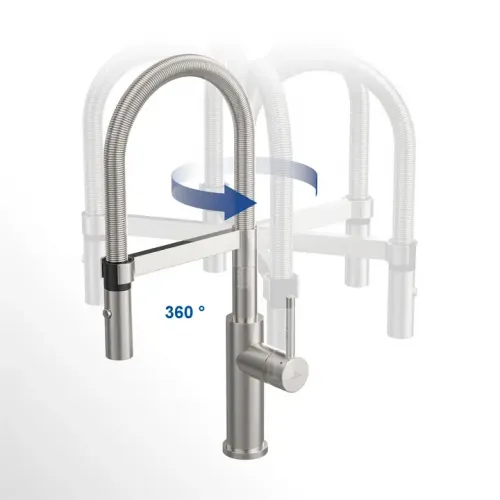 Villeroy & Boch Steel Expert 2.0 Однорычажный смеситель для мойки Однорычажный смеситель для мойки, выкл Нержавеющая сталь, Сплошная нержавеющая сталь 928000LC