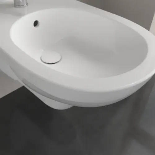 Villeroy & Boch O.novo Биде, настенный, 360 x 560 mm, Альпийский белый CeramicPlus 546000R1