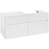Villeroy & Boch Collaro Тумба под раковину, 4 выдвижных ящика, 1200 x 548 x 500 mm, Glossy White / Glossy White C07200DH