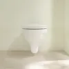 Villeroy & Boch ViCare Унитаз с открытым смывным краем ViCare, настенный, Альпийский белый CeramicPlus 4695R0R1