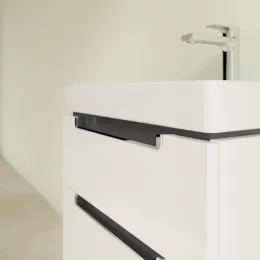 Villeroy & Boch Subway 2.0 Тумба под раковину, 2 выдвижных ящика, 537 x 590 x 423 mm, Glossy White A90810DH