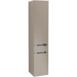 Villeroy & Boch Subway 2.0 Шкаф-пенал, 1 выдвижной ящик, 2 двери, 350 x 1650 x 370 mm, Truffle Grey A70710VG