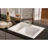 Villeroy & Boch Subway 60 XM Мойка, включая Комплект слива с ручным управлением, выкл Керамика, 620 x 510 mm, Альпийский белый CeramicPlus 678001R1