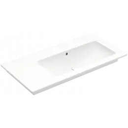 Villeroy & Boch Venticello Pаковина для установки на тумбу, 1000 x 500 x 170 mm, Альпийский белый CeramicPlus, с переливом 4134R3R1