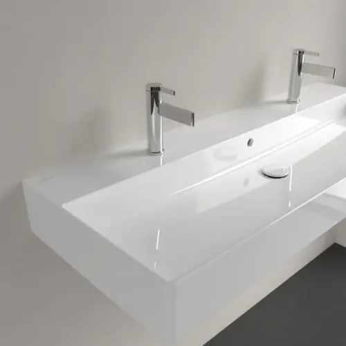 Villeroy & Boch Memento 2.0 Pаковина, 1200 x 470 x 150 mm, Альпийский белый CeramicPlus, с переливом 4A22C4R1