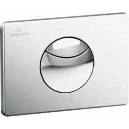 Villeroy & Boch ViConnect Системы ИНСТАЛЛЯЦИИ Kлавиша смыва viconnect 100S, Смыв с 2 объемами, Хромированный 92248561