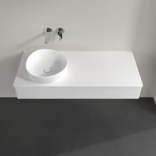 Villeroy & Boch Antao Тумба под раковину, 1 выдвижной ящик, 1200 x 190 x 500 mm, лицевая поверхность без текстурированной отделки, Glossy White Lacquer / Glossy White Lacquer K11010GF