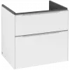 Villeroy & Boch Subway 3.0 Тумба под раковину, 2 выдвижных ящика, 622 x 576 x 478 mm, Pure White C57600VF