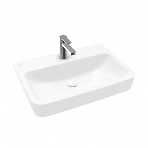 Villeroy & Boch O.novo Pаковина, 650 x 460 x 175 mm, Альпийский белый, без перелива 4A416601