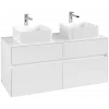Villeroy & Boch Collaro Тумба под раковину, 4 выдвижных ящика, 1200 x 548 x 500 mm, Glossy White / Glossy White C04400DH