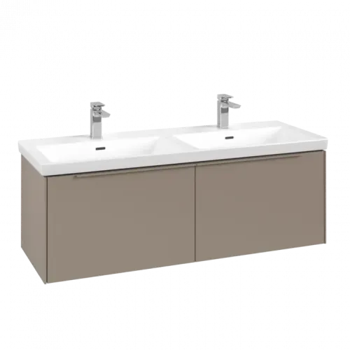 Villeroy & Boch Subway 3.0 Тумба под раковину, 2 выдвижных ящика, 1272 x 429 x 478 mm, Taupe C56702VM