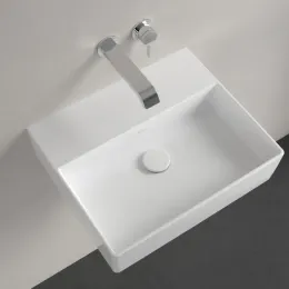 Villeroy & Boch Memento 2.0 Pаковина, 500 x 420 x 140 mm, Альпийский белый, без перелива, шлифованный 4A225F01