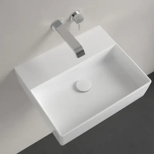 Villeroy & Boch Memento 2.0 Pаковина, 500 x 420 x 140 mm, Альпийский белый, без перелива, шлифованный 4A225F01