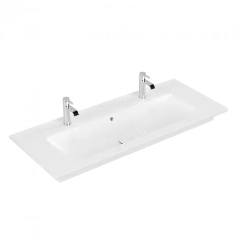 Villeroy & Boch Venticello Pаковина для установки на тумбу, 1200 x 500 x 175 mm, Альпийский белый CeramicPlus, с переливом 4104CKR1