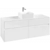 Villeroy & Boch Collaro Тумба под раковину, 4 выдвижных ящика, 1400 x 548 x 500 mm, Glossy White / Glossy White C04500DH