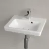 Villeroy & Boch Subway 2.0 Раковина компактная, 500 x 400 x 140 mm, Альпийский белый CeramicPlus, с переливом, шлифованный 73155GR1