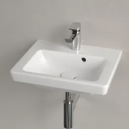 Villeroy & Boch Subway 2.0 Раковина компактная, 500 x 400 x 140 mm, Альпийский белый CeramicPlus, с переливом, шлифованный 73155GR1