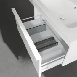 Villeroy & Boch Venticello Тумба под раковину, 1 выдвижной ящик, 753 x 420 x 502 mm, Glossy White / Glossy White A93402DH