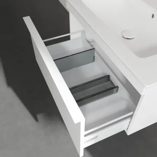 Villeroy & Boch Venticello Тумба под раковину, 1 выдвижной ящик, 753 x 420 x 502 mm, Glossy White / Glossy White A93402DH