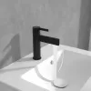 Villeroy & Boch Dawn Смеситель для раковины однорычажный без Выдвижной механизм слива, Черный матовый TVW106103151K5