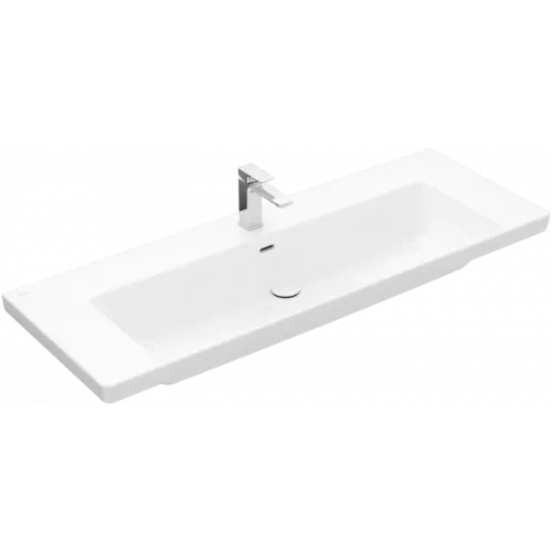 Villeroy & Boch Subway 3.0 Pаковина для установки на тумбу, 1300 x 475 x 170 mm, Альпийский белый, с переливом 4A70D501