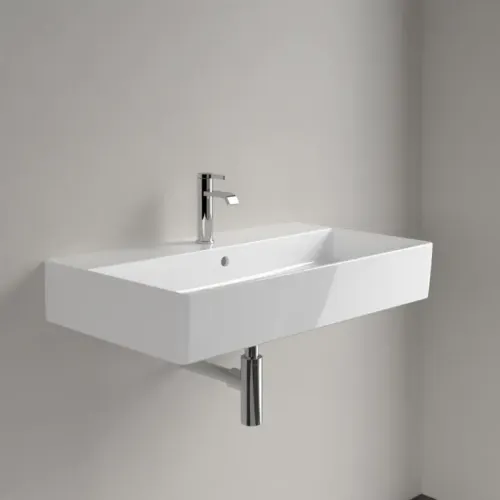 Villeroy & Boch Memento 2.0 Pаковина, 800 x 470 x 140 mm, Альпийский белый, с переливом, шлифованный 4A228G01