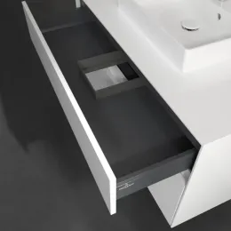 Villeroy & Boch Collaro Тумба под раковину, с подсветкой, 2 выдвижных ящика, 1000 x 548 x 500 mm, Glossy White / Glossy White C016B0DH