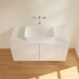 Villeroy & Boch Finion Тумба под раковину, с подсветкой, 4 выдвижных ящика, 1200 x 603 x 501 mm, Glossy White Lacquer G67100GF