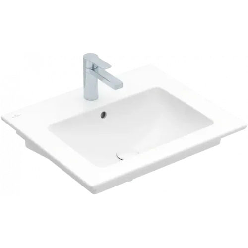 Villeroy & Boch Venticello Pаковина, 600 x 505 x 165 mm, Альпийский белый CeramicPlus, с переливом 412460R1