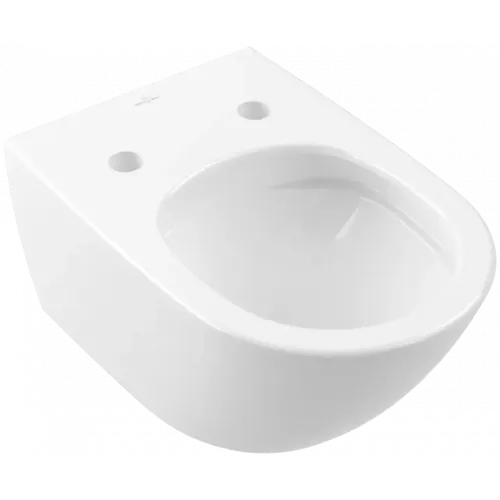 Villeroy & Boch Subway 3.0 Унитаз с открытым смывным краем, настенный, с TwistFlush, Альпийский белый 4670T001