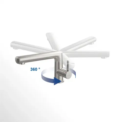 Villeroy & Boch Sorano Однорычажный смеситель для мойки Однорычажный смеситель для мойки, выкл Нержавеющая сталь, Сплошная нержавеющая сталь 926600LC