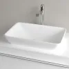 Villeroy & Boch Venticello Надстраиваемый полуутопленный умывальник, 555 x 360 x 110 mm, Stone White CeramicPlus, с переливом 411355RW