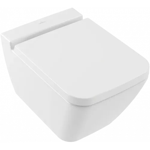 Villeroy & Boch Finion Унитаз с открытым смывным краем, настенный, Альпийский белый CeramicPlus 4664R0R1