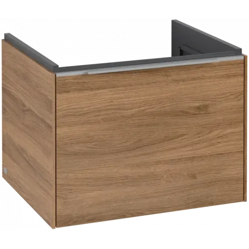 Villeroy & Boch Subway 3.0 Тумба под раковину, 1 выдвижной ящик, 572 x 429 x 478 mm, Oak Kansas C57700RH