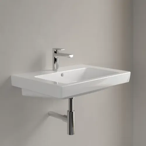 Villeroy & Boch Subway 2.0 Pаковина, 650 x 470 x 180 mm, Альпийский белый, с переливом, шлифованный 7113KG01