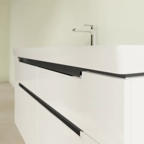Villeroy & Boch Subway 2.0 Тумба под раковину, 4 выдвижных ящика, 1287 x 590 x 449 mm, Glossy White A91610DH