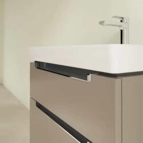 Villeroy & Boch Subway 2.0 Тумба под раковину, 2 выдвижных ящика, 637 x 590 x 454 mm, Truffle Grey A91010VG