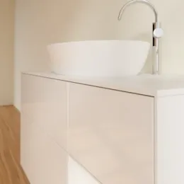 Villeroy & Boch Finion Тумба под раковину, с подсветкой, 3 выдвижных ящика, 1200 x 603 x 501 mm, Glossy White Lacquer / Glossy White Lacquer G951GFGF