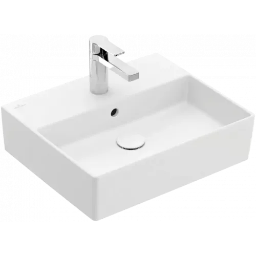 Villeroy & Boch Memento 2.0 Pаковина, 500 x 420 x 140 mm, Stone White CeramicPlus, с переливом 4A2250RW