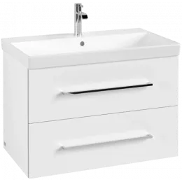 Villeroy & Boch Avento Тумба под раковину, 2 выдвижных ящика, 780 x 514 x 484 mm, Стекло белое A89100B4