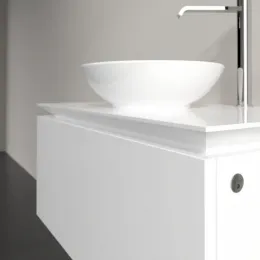 Villeroy & Boch Legato Тумба под раковину, с подсветкой, 1 выдвижной ящик, 800 x 380 x 500 mm, Glossy White / Glossy White B569L0DH