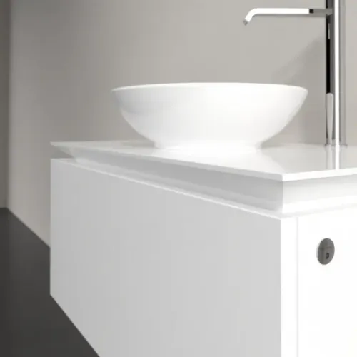 Villeroy & Boch Legato Тумба под раковину, с подсветкой, 1 выдвижной ящик, 800 x 380 x 500 mm, Glossy White / Glossy White B569L0DH