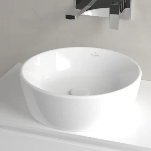 Villeroy & Boch Architectura Раковина для установки на столешницу, 450 x 450 x 155 mm, Альпийский белый, без перелива 5A254601