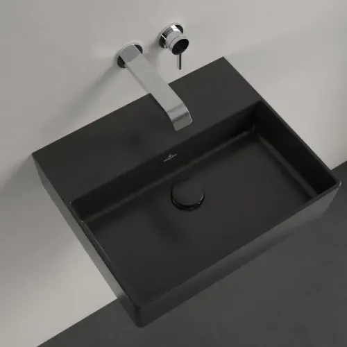 Villeroy & Boch Memento 2.0 Pаковина, 500 x 420 x 140 mm, Ebony CeramicPlus, без перелива, шлифованный 4A225FS5