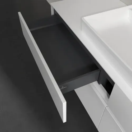 Villeroy & Boch Collaro Тумба под раковину, 4 выдвижных ящика, 1600 x 548 x 500 mm, Glossy White / Glossy White C02800DH